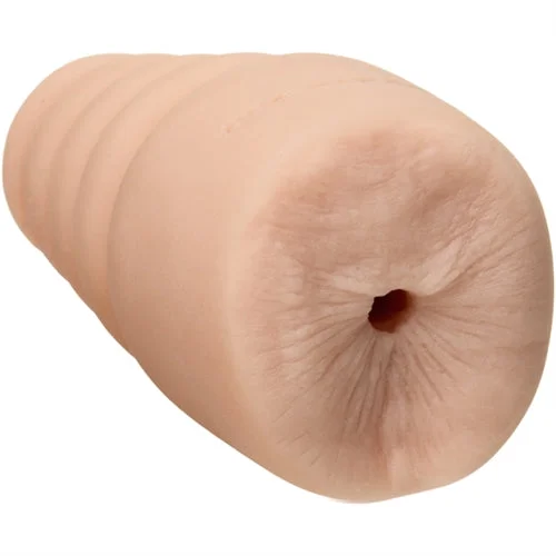 adult toys with smooth texture-Virgin Ass Palm Pal - White