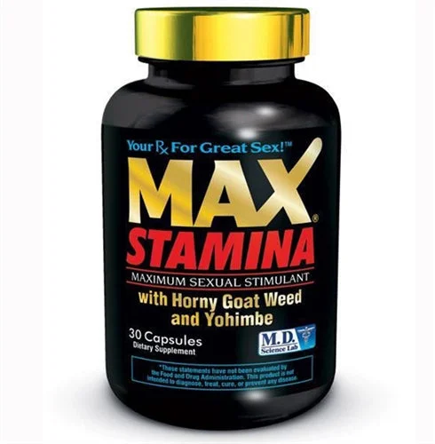 adult toys with waterproof material design-Max Stamina - 30 Count Bottle