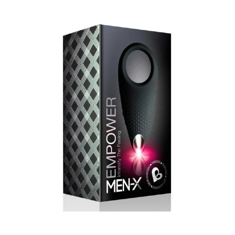 adult toys for sensory enjoyment time-Rocks Off Men-x Empower Couples Stimulator - Black