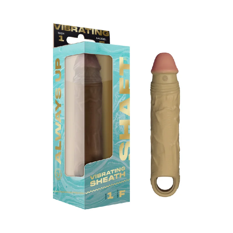 adult toys with pulse settings design-Shaft Vibrating Model F: Sheath Size 1 Oak