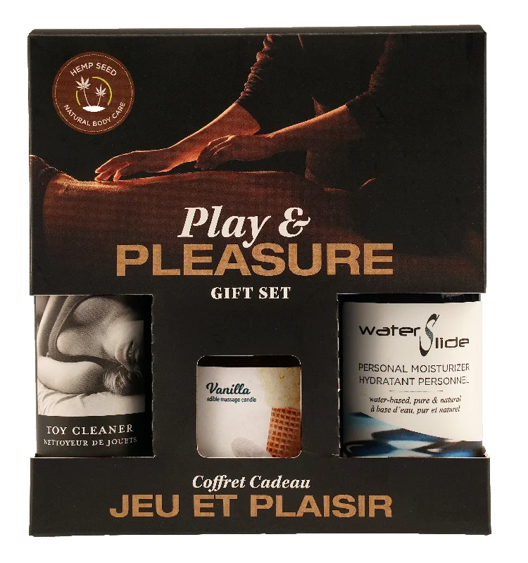 adult toys with durable silicone-Hemp Seed by Night Play and Pleasure Gift Set - Vanilla