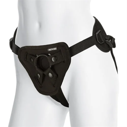 adult toys with textured surface-Vac-U-Lock Platinum Edition Supreme Harness - Black