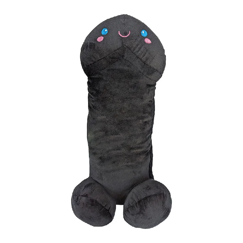 adult toys with vibration finish-Shots Penis Stuffy 24 in. Black