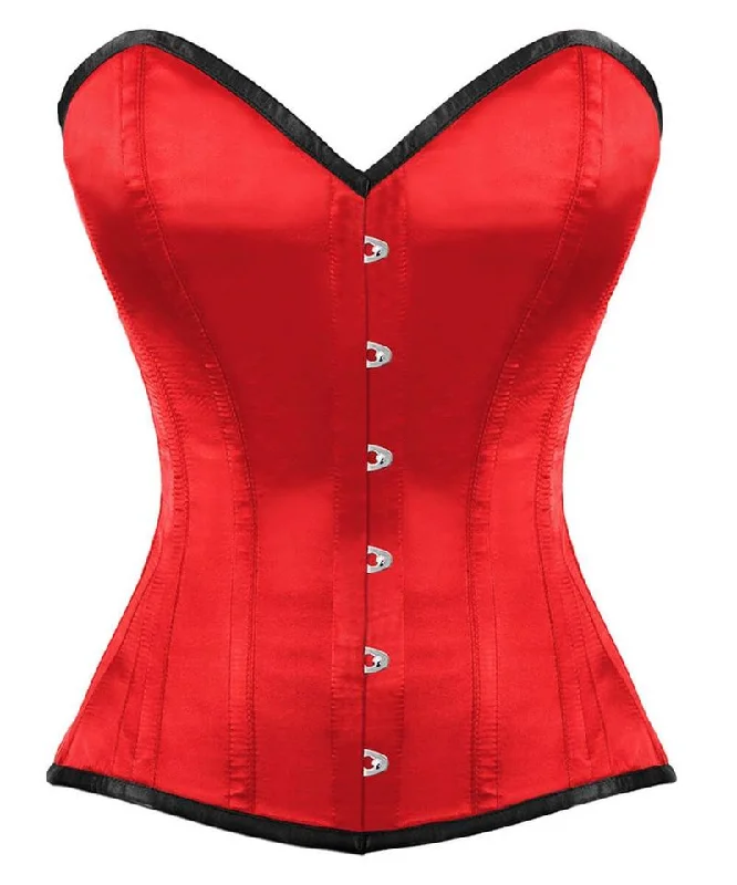 adult toys skin-friendly-Lorenzo Satin Overbust Corset