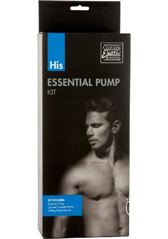 adult toys with sleek texture design-His Essential Pump Kit