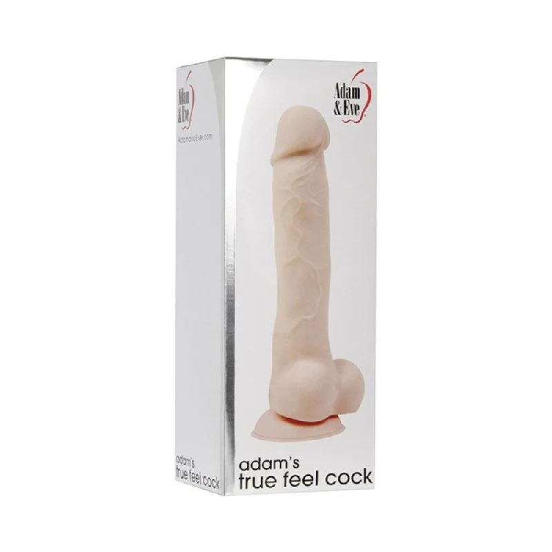 adult toys with wireless settings design-Adam & Eve Adam's True Feel Cock Beige