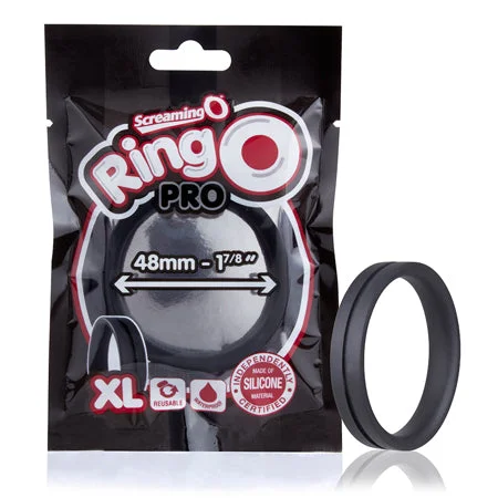 adult toys for solo exploration-Screaming O RingO Pro XL Black