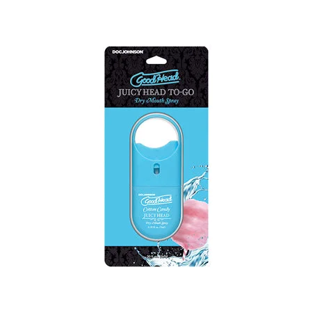 adult toys for long distance-GoodHead Juicy Head Dry Mouth Spray To-Go Cotton Candy 0.30 oz.