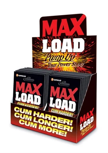 adult toys with heated finish design-Max Load - 24 Count Display - 2 Count Packets