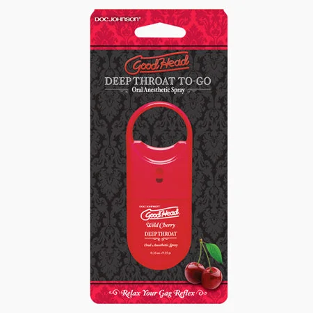 adult toys for couples play time-Goodhead to Go - Deep Throat Spray .33oz. Wild Cherry