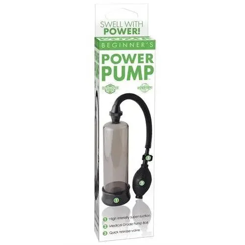 adult toys for solo pleasure-Beginners Power Pump - Smoke