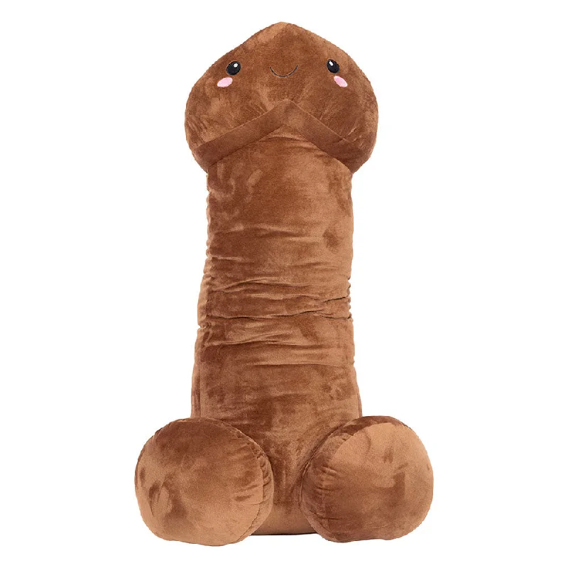 adult toys with waterproof settings-Shots Penis Stuffy 39.40 in. Brown