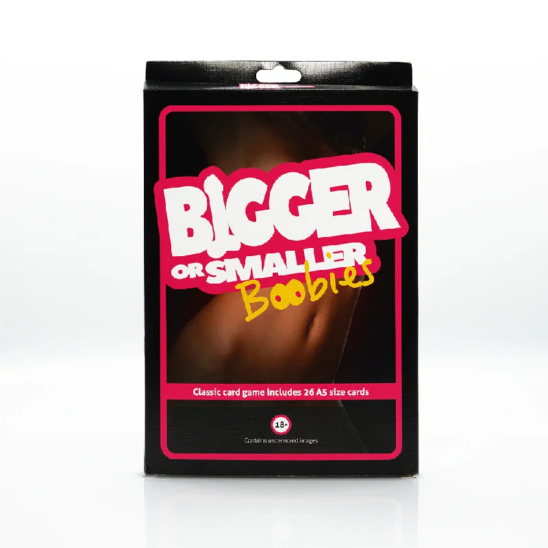 adult toys with long battery life-Play Wiv Me Bigger or Smaller Boobs Card Game