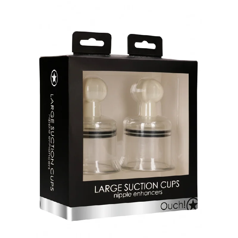 adult toys with waterproof finish settings-Ouch! Suction Cup Large Transperant