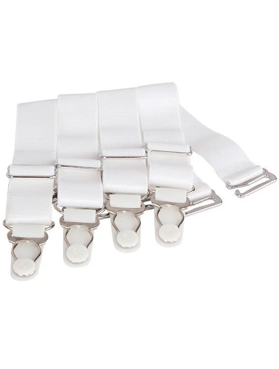 adult toys for weekend pleasure time-Suspender Clips In White (4)