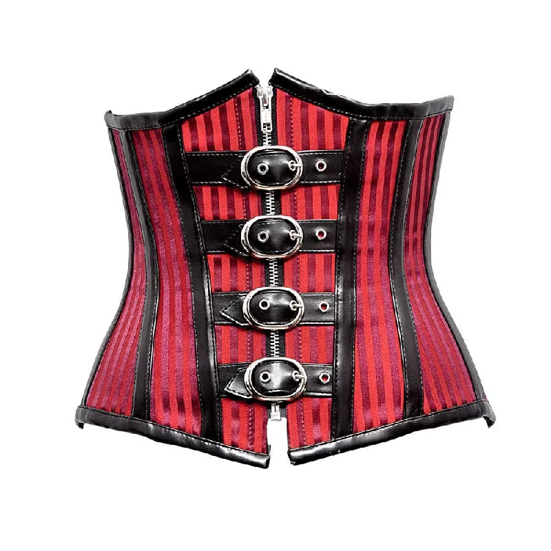 adult toys with smart texture finish-Cherry Underbust Corset