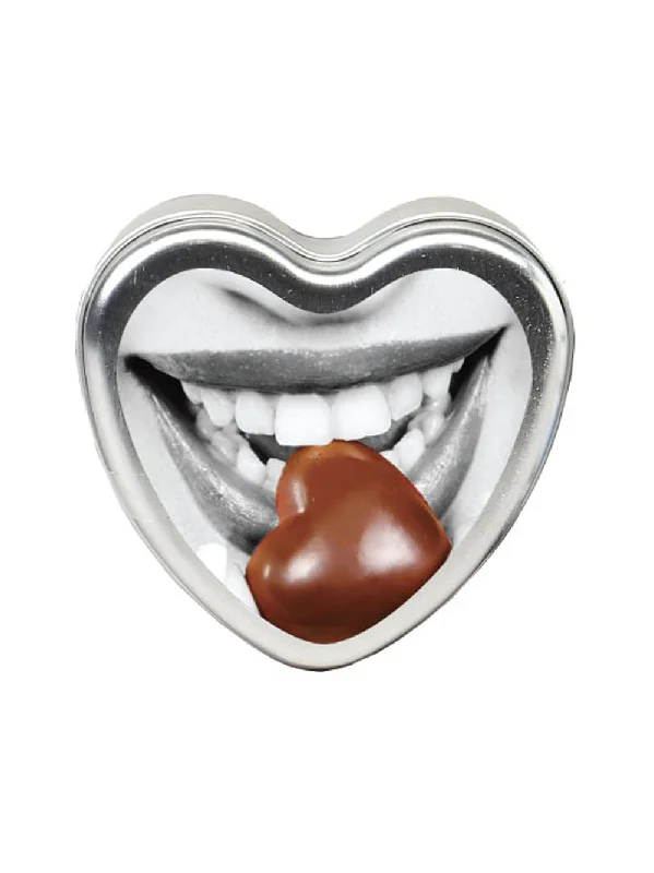 adult toys with quiet motor-Edible Heart Cande - Chocolate - 4 Oz.