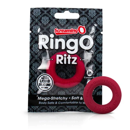 adult toys with whisper mode-Screaming O RingO Ritz - Red