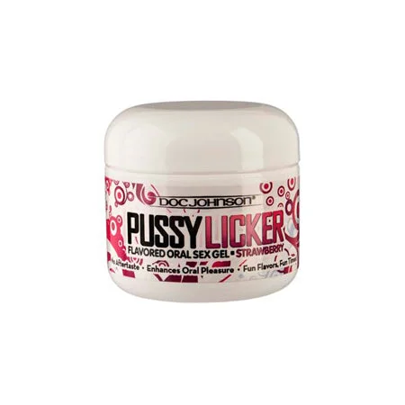 adult toys for personal wellness-Pussy Licker: Strawberry 2oz. Jar