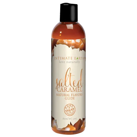 adult toys for solo wellness-Intimate Earth Salted Caramel  Pleasure Glide 60 ml/2 oz