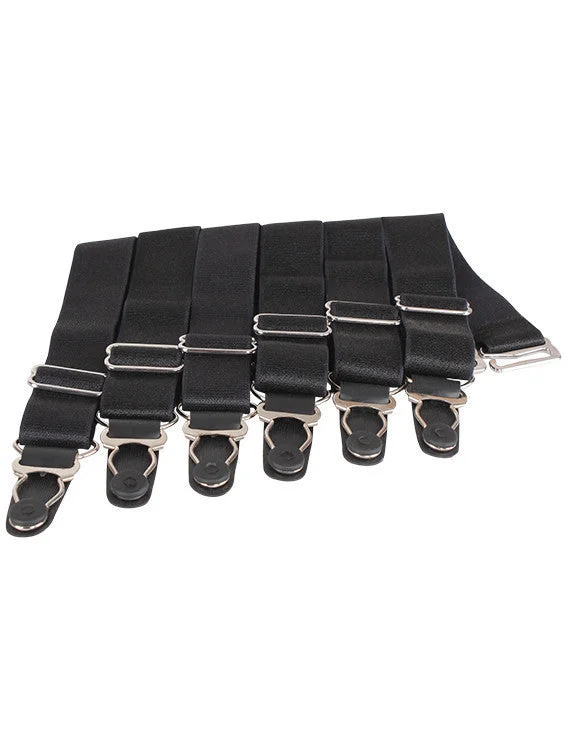 adult toys durable build-Suspender Clips In Black (6)