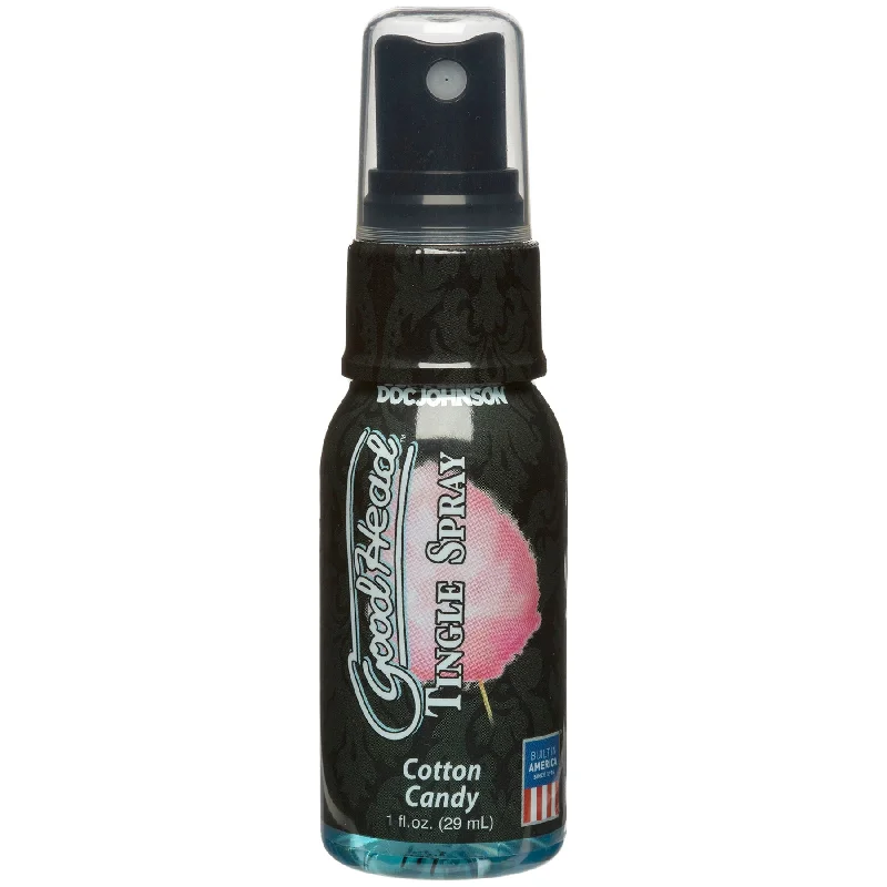 adult toys for sensual intimacy-Goodhead - Tingle Spray - 1 Fl. Oz. - Cotton  Candy