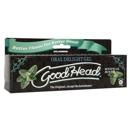 adult toys for sensory stimulation-GoodHead - Oral Delight Gel - Mint