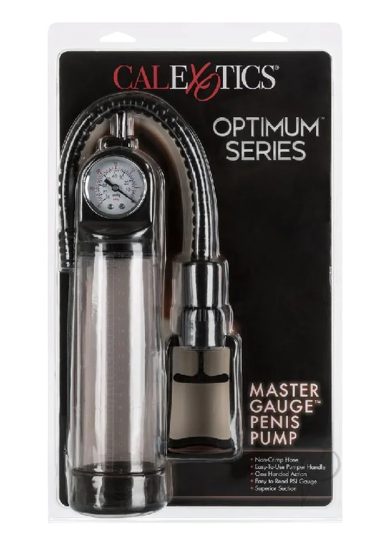 adult toys with textured material finish-Master Gauge Penis Pump