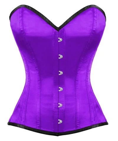 adult toys with flexible design-Rowan Satin Overbust Corset