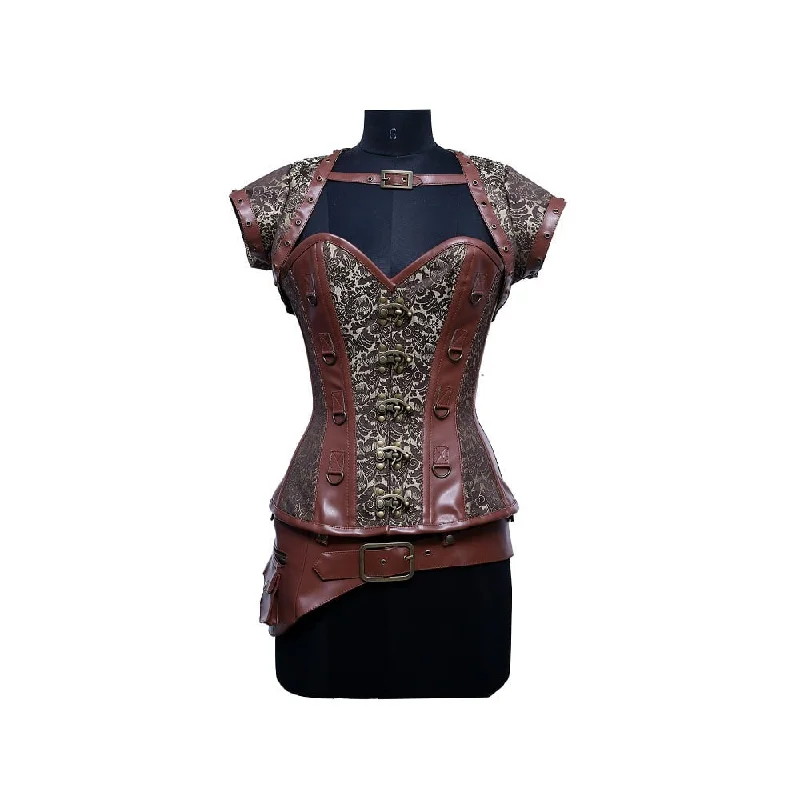 adult toys with durable silicone-Monica Steampunk Overbust Corset