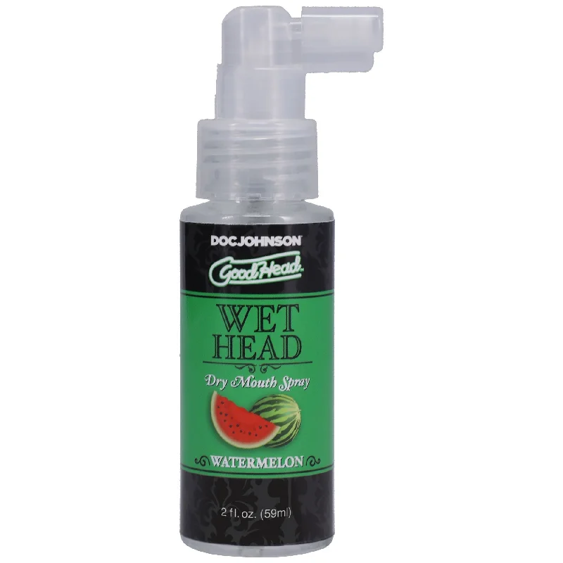 adult toys for couples intimacy-Goodhead - Wet Head - Dry Mouth Spray - Watermelon - 2 Fl. Oz.