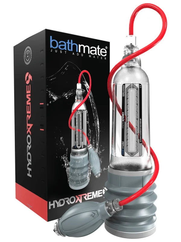 adult toys for couples relaxation-Bathmate Hydroxtreme9 X40 Hydro Pump and Kit Clear