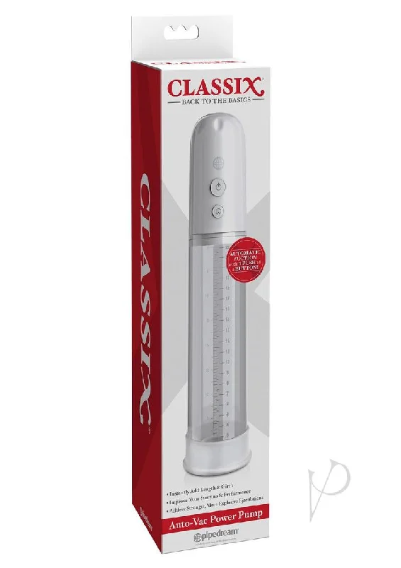 adult toys for weekend fun-Classix Auto Vac Power Pump White