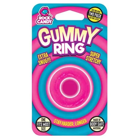 adult toys for personal pleasure time-GUMMY RING - PINK