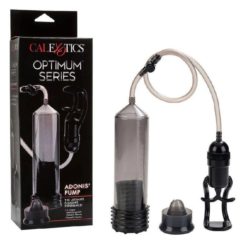 adult toys with quiet finish design-Optimum Series Adonis Penis Pump and Sleeve Kit by Cal Exotics