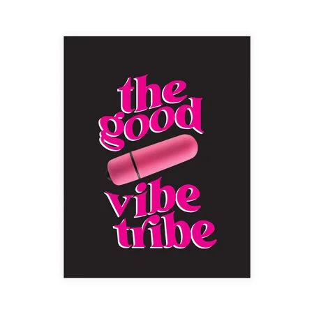 adult toys with textured design-Naughty Vibes Good Vibe Tribe Greeting Card