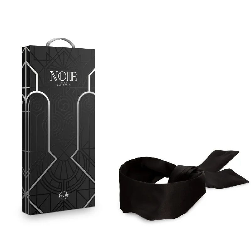 adult toys for discreet relaxation-Noir - Silky Blindfold - Black