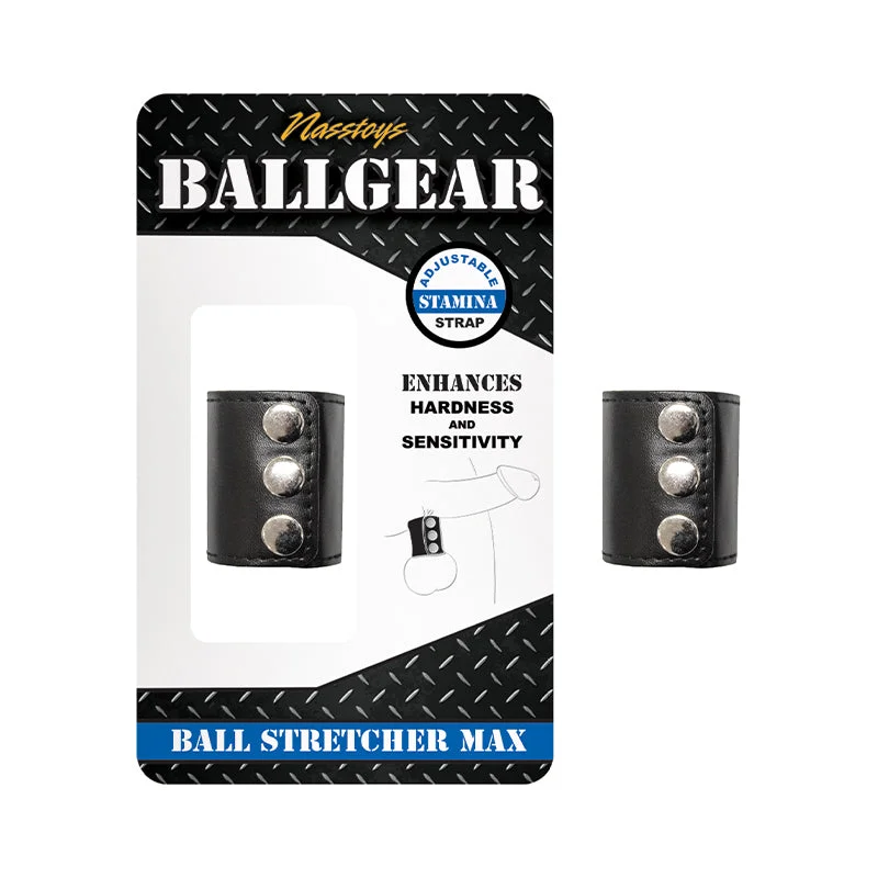 adult toys with smart texture design-Ballgear Ball Stretcher Max Black