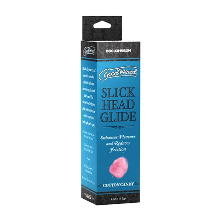 adult toys with premium silicone-GoodHead Slick Head Glide Cotton Candy 4 oz.