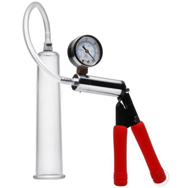 adult toys with smooth finish-Deluxe Penis Pump Kit with Metal Pump