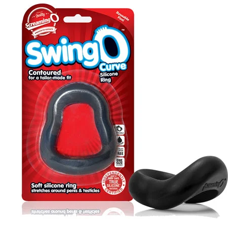 adult toys for couples intimacy-Screaming O SwingO Curve Black