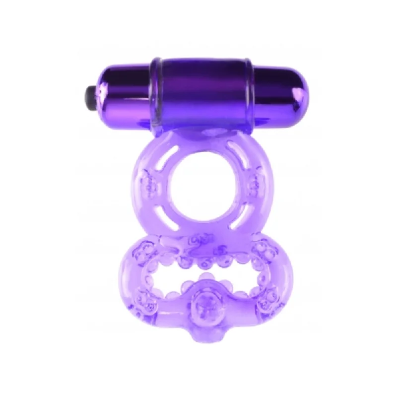 adult toys for couples intimacy-Fantasy C-Ringz Infinity Super Ring Purple