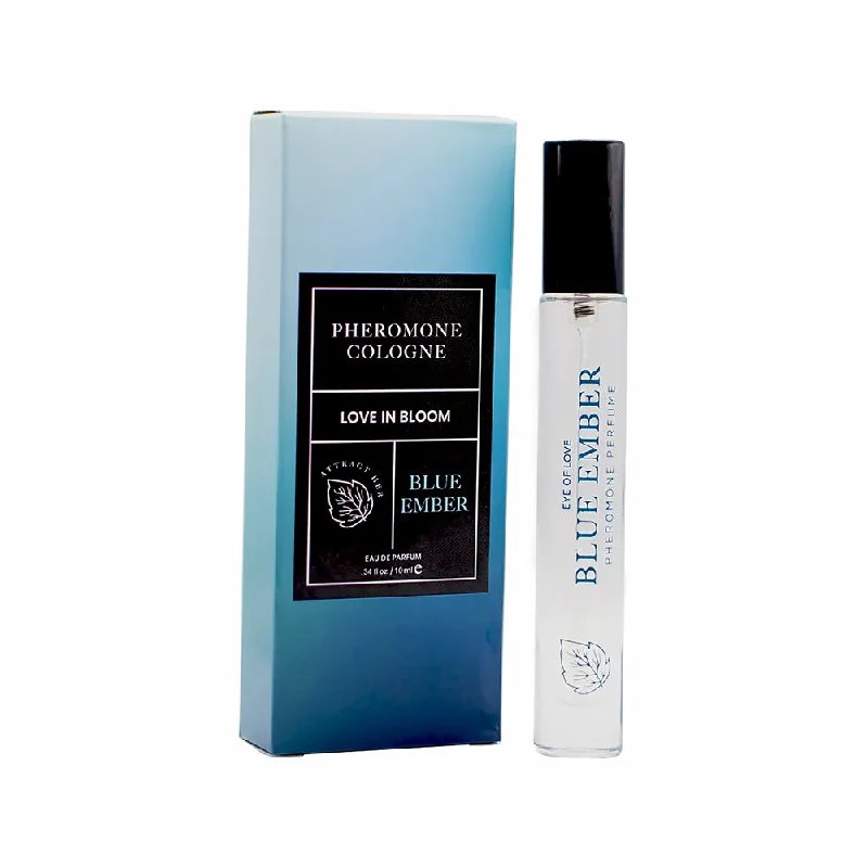 adult toys with premium finish-Eye of Love Bloom Attract Her Pheromone Parfum Blue Ember 0.34 oz.