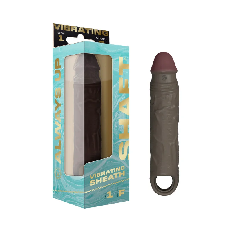 adult toys for bedroom fun time-Shaft Vibrating Model F: Sheath Size 1 Mahogany