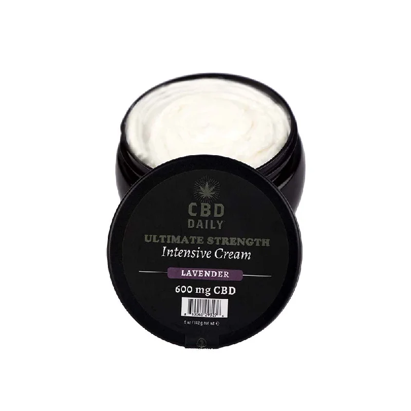 adult toys with smart features-Earthly Body CBD Cream Lavender 5 oz.