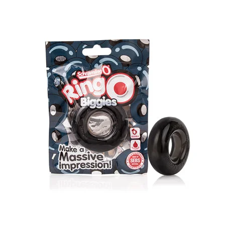 adult toys for personal care-Screaming O RingO Biggies - Black