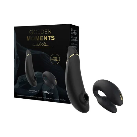 adult toys with vibration control-We-Vibe Golden Moments 2 Black