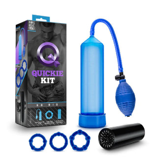 adult toys for romantic relaxation time-Quickie Kit Go Big Penis Pump by Blush