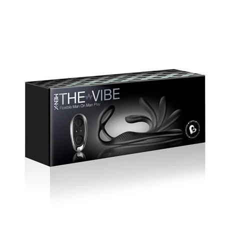 adult toys for advanced users-The-Vibe C-Ring and P-Spot Stimulator Black