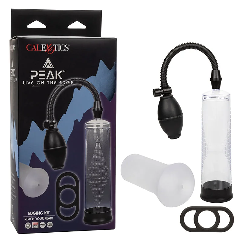 adult toys with powerful settings design-Peak Edging Penis Pump Kit by Cal Exotics